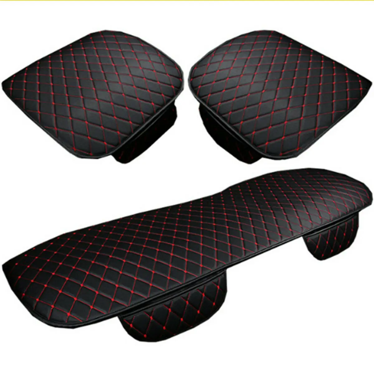 3pcs PU Leather Non-slip Car Front Rear Row Seat Cover Cushion Protector Pad Mat Lingge Pattern Universal Car Seat Cover
3pcs PU Leather Non-slip Car Front Rear Row Seat Cover Cushion Protector Pad Mat Lingge Pattern Universal Car Seat Cover