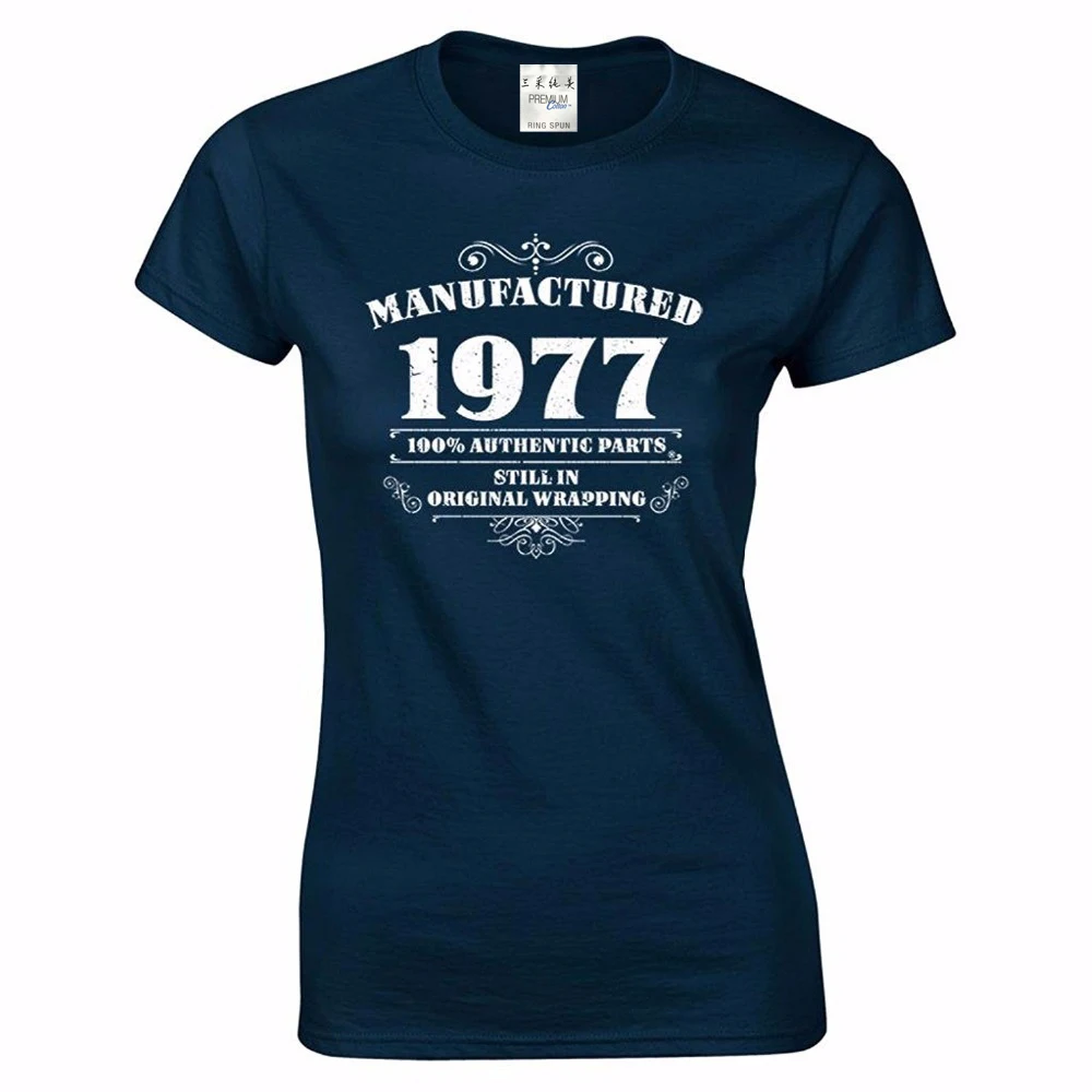 2019 Women's 40th Birthday T Shirt Manufactured 1977 Tee Shirts 40th Birthday Gifts Shirt Funny Angel Hot Sale 100% cotton
2019 Women's 40th Birthday T Shirt Manufactured 1977 Tee Shirts 40th Birthday Gifts Shirt Funny Angel Hot Sale 100% cotton