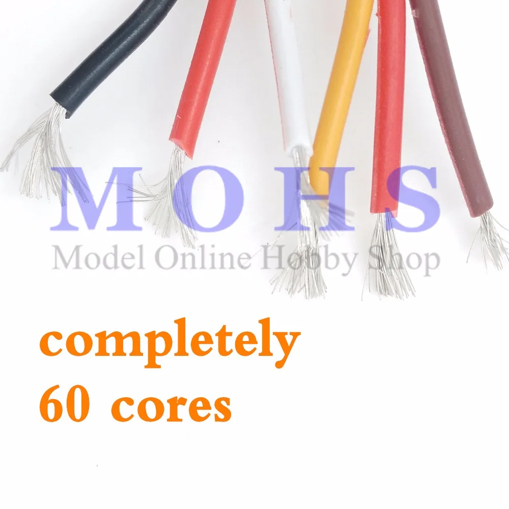 Акция 45 см 75 10 шт. B/R/O B/R/W 60cores позолоченный витой сервопривод Удлинительный кабель