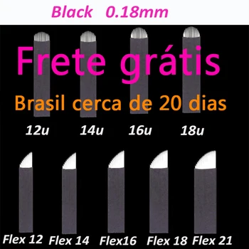 100pcs 0.18mm Lamina Tebori Flex Microblading 12 14 16 18 U shape Tattoo needles for Permanente makeup Eyebrow Blades Manual pen
100pcs 0.18mm Lamina Tebori Flex Microblading 12 14 16 18 U shape Tattoo needles for Permanente makeup Eyebrow Blades Manual pen