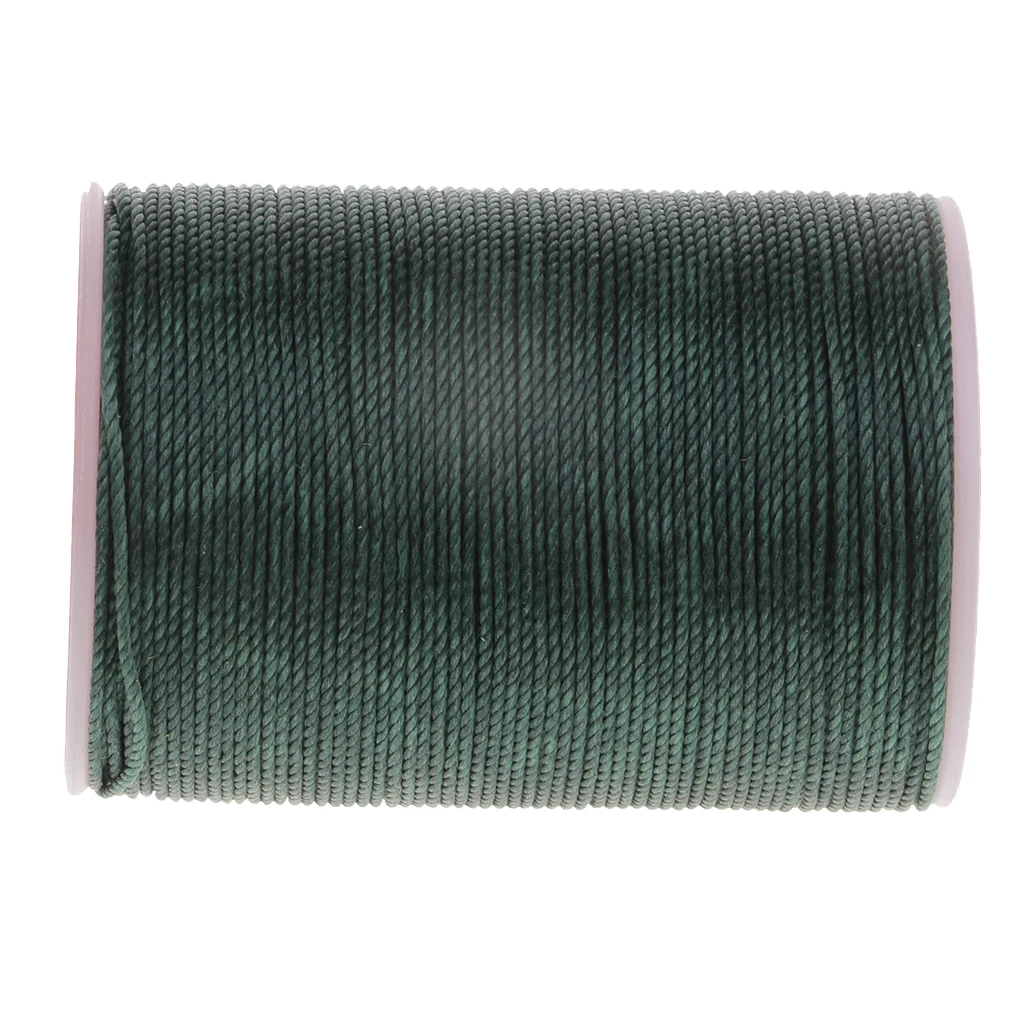 93 Yards/Spool Sewing Waxed Thread Hand Stitching Cord for Leather craft DIY Tools 0.65mm Round