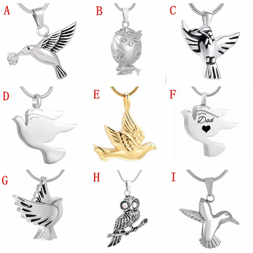 Birds Going Home Animal Bird Shape Funeral Urn Locket Women Men Cool Necklace for Loving Pet Ashes Container Keepsake Jewellery
Birds Going Home Animal Bird Shape Funeral Urn Locket Women Men Cool Necklace for Loving Pet Ashes Container Keepsake Jewellery