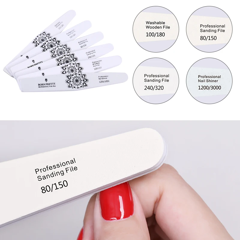 BORN PRETTY 6PCS/Lot Nail File Sanding Buffer Set Buffing Grinding Polishing Mail Art Tools Manicure Accessories
BORN PRETTY 6PCS/Lot Nail File Sanding Buffer Set Buffing Grinding Polishing Mail Art Tools Manicure Accessories