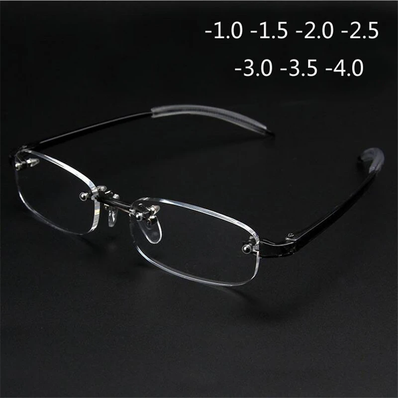 New Frameless myopic glasses Frame Eyeglasses Men Women Rimless Super Light Frame Myopia Glasses 100 ~ 400 degrees
New Frameless myopic glasses Frame Eyeglasses Men Women Rimless Super Light Frame Myopia Glasses 100 ~ 400 degrees