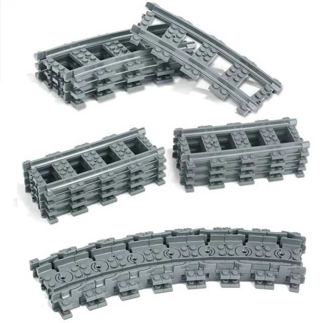 20Pcs/Lot City Train Track Rail Straight Rails Curved Rails Figure Blocks Construction Toys For Children Compatible
20Pcs/Lot City Train Track Rail Straight Rails Curved Rails Figure Blocks Construction Toys For Children Compatible