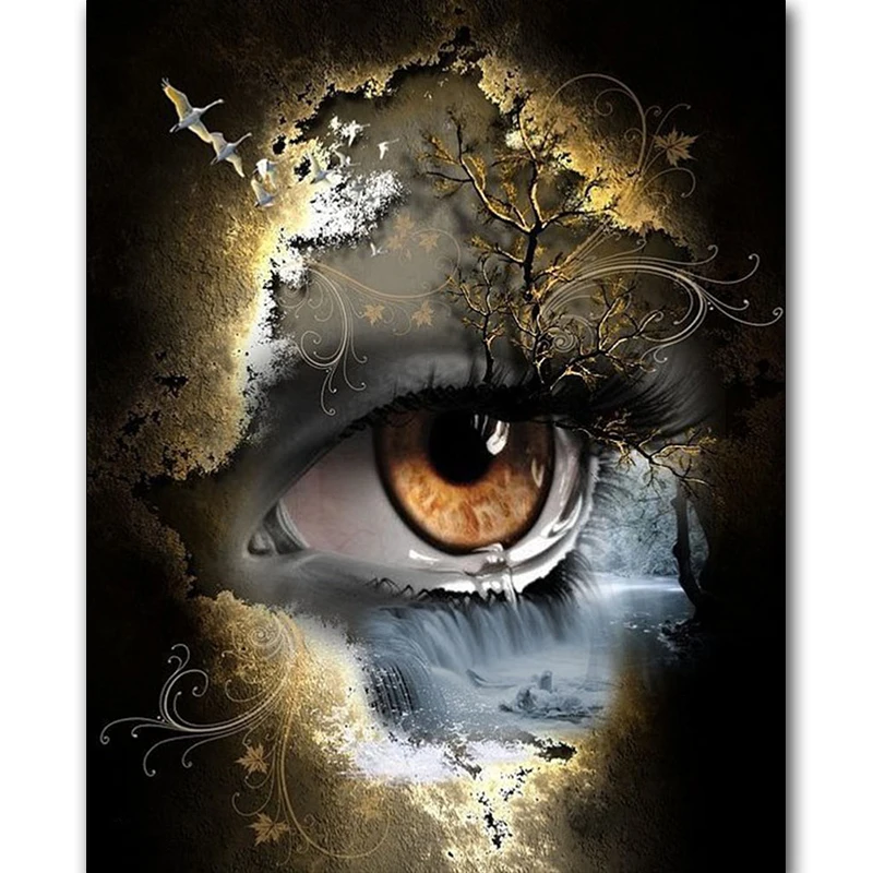 5d diy Diamond painting Cross Stitch kit Diamond Embroidery mosaic mysterious eye kit pattern picture Art wall sticker
5d diy Diamond painting Cross Stitch kit Diamond Embroidery mosaic mysterious eye kit pattern picture Art wall sticker