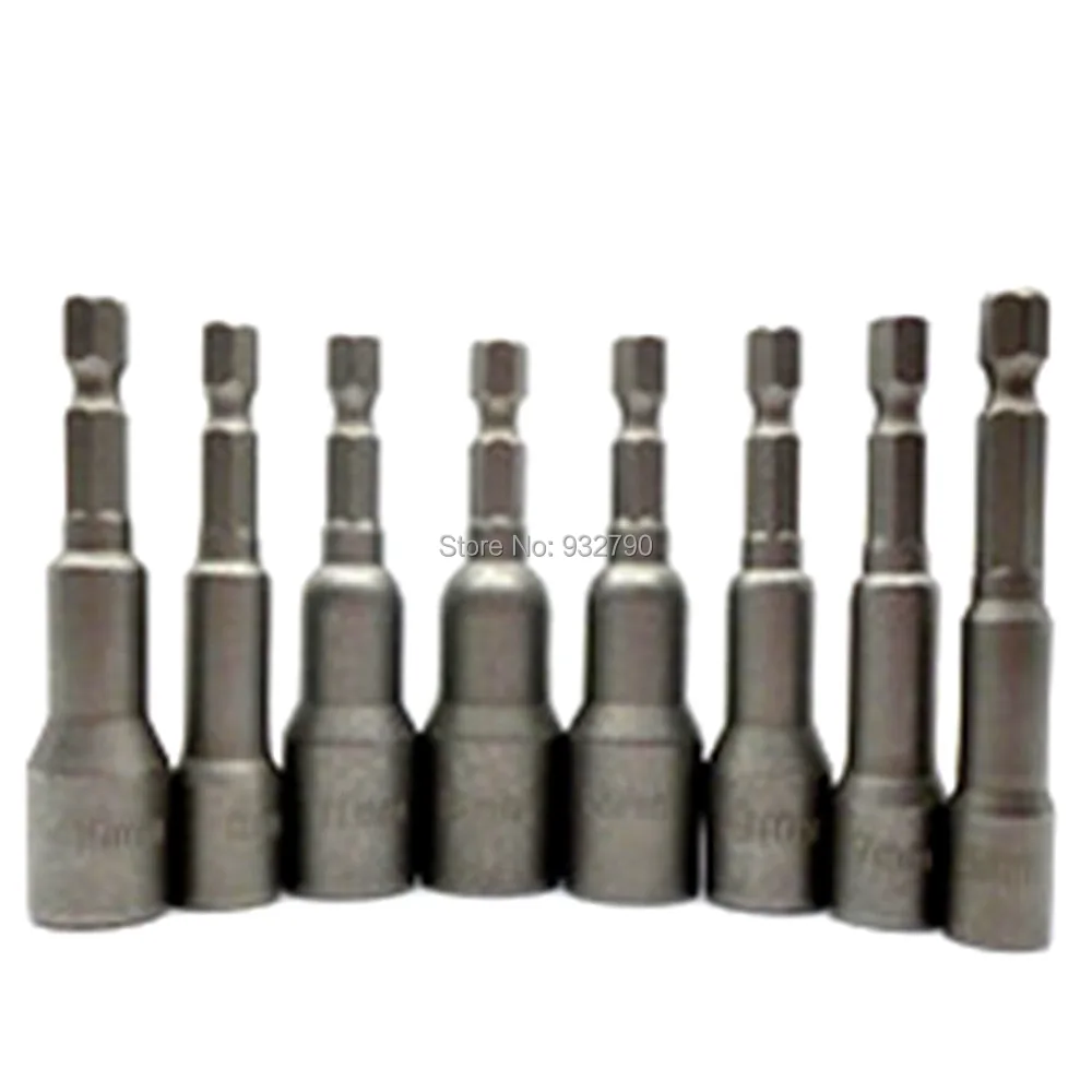 8pc Magnetic Nut Impact Driver Socket Bit Set Quick Release Hex Shank Power Drill Bit Holder 6mm 7mm 8mm 9mm 10mm 11mm 12mm 13mm
8pc Magnetic Nut Impact Driver Socket Bit Set Quick Release Hex Shank Power Drill Bit Holder 6mm 7mm 8mm 9mm 10mm 11mm 12mm 13mm