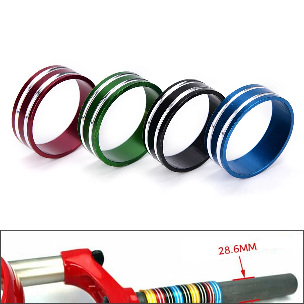 Aluminum Fork Washer Alloy Headset Stem Spacer Road Bike 4Pcs/set 10mm 28.6mm Cap For MTB Cycling parts frame
Aluminum Fork Washer Alloy Headset Stem Spacer Road Bike 4Pcs/set 10mm 28.6mm Cap For MTB Cycling parts frame