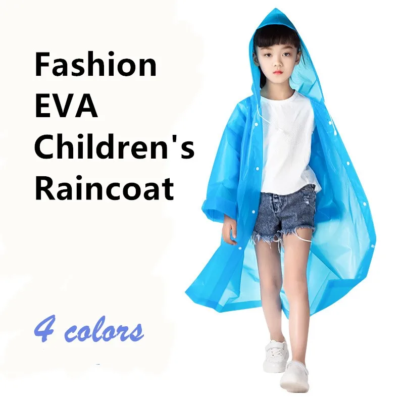 Boy Girl Children Waterproof EVA Transparent Raincoat Kids Hat Clear Rain Coat Outdoor Rainwear 4 Colors
Boy Girl Children Waterproof EVA Transparent Raincoat Kids Hat Clear Rain Coat Outdoor Rainwear 4 Colors