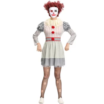 New Clown Costume Cosplay For Women Adult Movie Payday Costume Halloween Costume For Women Carnival Party Adult Suit 
New Clown Costume Cosplay For Women Adult Movie Payday Costume Halloween Costume For Women Carnival Party Adult Suit