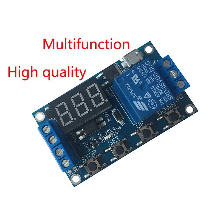 integrated circuit module Relay module, delay off, off, trigger delay, cycle timing circuit switching XY-J02
integrated circuit module Relay module, delay off, off, trigger delay, cycle timing circuit switching XY-J02