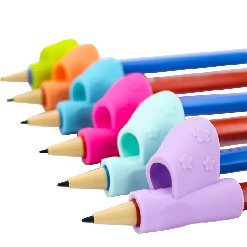 6pcs Silicone Baby Child Learning Toy Writing Posture Double Finger Tool Holding Pen Correction Stationery Set Educational Gift
6pcs Silicone Baby Child Learning Toy Writing Posture Double Finger Tool Holding Pen Correction Stationery Set Educational Gift