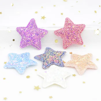 24Pcs/lot 38mm Glitter Fabric Star Padded Appliques for DIY Children Headwear Accessories & DIY Craft Decoration Patches G46
24Pcs/lot 38mm Glitter Fabric Star Padded Appliques for DIY Children Headwear Accessories & DIY Craft Decoration Patches G46