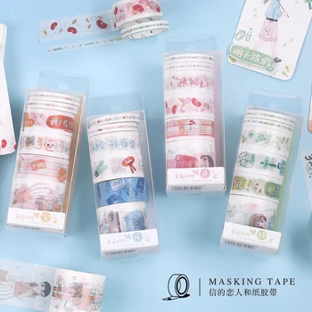 Dear her 6Pcs \DIY cute creative fun beautiful decorative tape album diary calendar scrapbook student stationery office supplies
Dear her 6Pcs \DIY cute creative fun beautiful decorative tape album diary calendar scrapbook student stationery office supplies