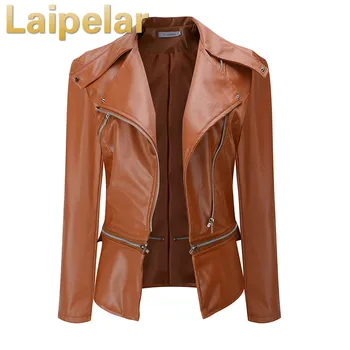 Autumn Plus Size Fashion Women Jacket PU Leather Outwear Coat Windproof Women Windbreaker Casaco Feminino Laipelar Leather Coat
Autumn Plus Size Fashion Women Jacket PU Leather Outwear Coat Windproof Women Windbreaker Casaco Feminino Laipelar Leather Coat