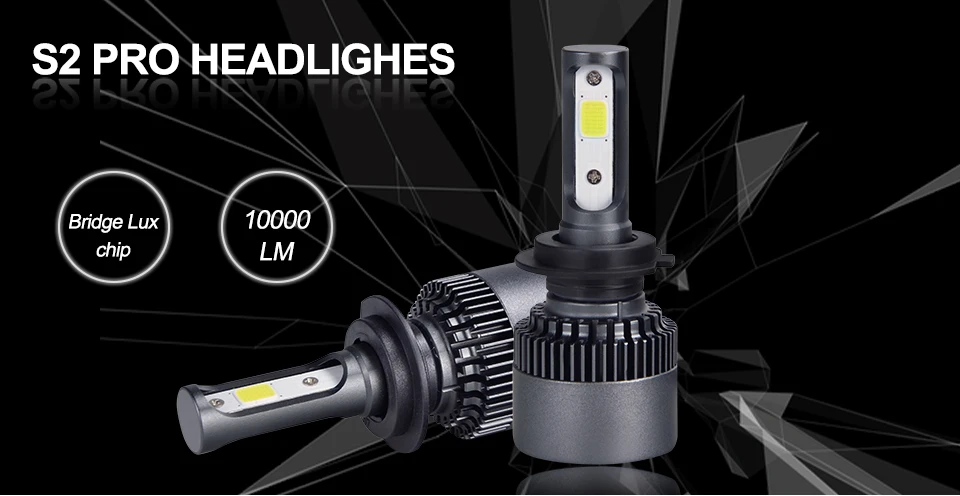 H4 LED H7 H11 H8 9006 HB4 H1 H3 9005 HB3 Led Car Headlight Bulbs LED Lamp With LUX Chip 10000LM (1)