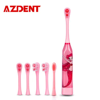 Buy 1 Get 6 Heads Children Cartoon Pattern Sonic Electric Toothbrush Double-sided Replacement Heads Battery for Kids Tooth White
Buy 1 Get 6 Heads Children Cartoon Pattern Sonic Electric Toothbrush Double-sided Replacement Heads Battery for Kids Tooth White