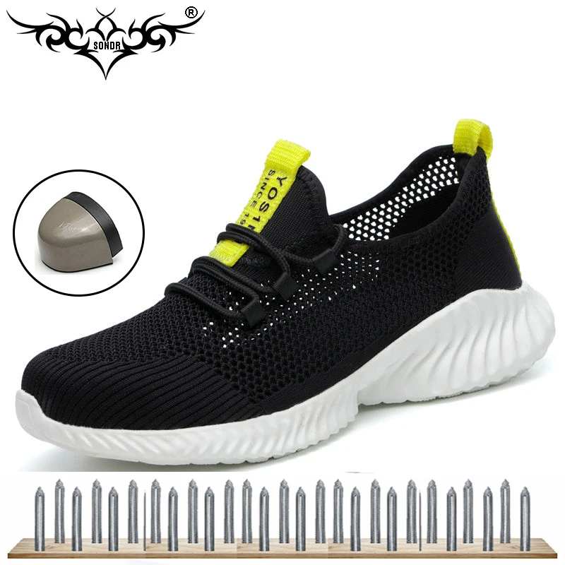 New exhibition breathable safety shoes men's Lightweight summer anti-smashing piercing work sandals Single mesh sneakers 36-46
New exhibition breathable safety shoes men's Lightweight summer anti-smashing piercing work sandals Single mesh sneakers 36-46