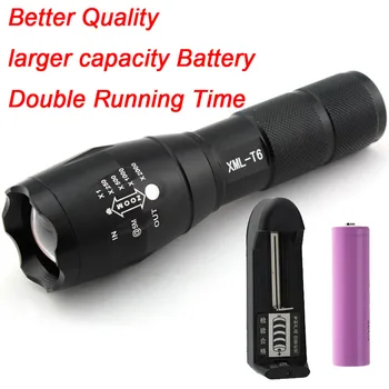 Factory wholesale price Powerful LED Rechargeable Flashlight XML T6 linterna torch 4000 lumens 18650/3*AAA Battery Outdoor
Factory wholesale price Powerful LED Rechargeable Flashlight XML T6 linterna torch 4000 lumens 18650/3*AAA Battery Outdoor