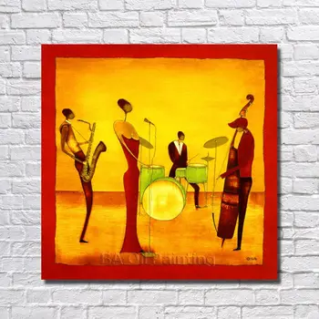 Free Shipping Handpainted Abstract Jazz Band Oil Painting On Canvas Paintings Wall Art Home Decoration Wall Pictures No Framed
Free Shipping Handpainted Abstract Jazz Band Oil Painting On Canvas Paintings Wall Art Home Decoration Wall Pictures No Framed