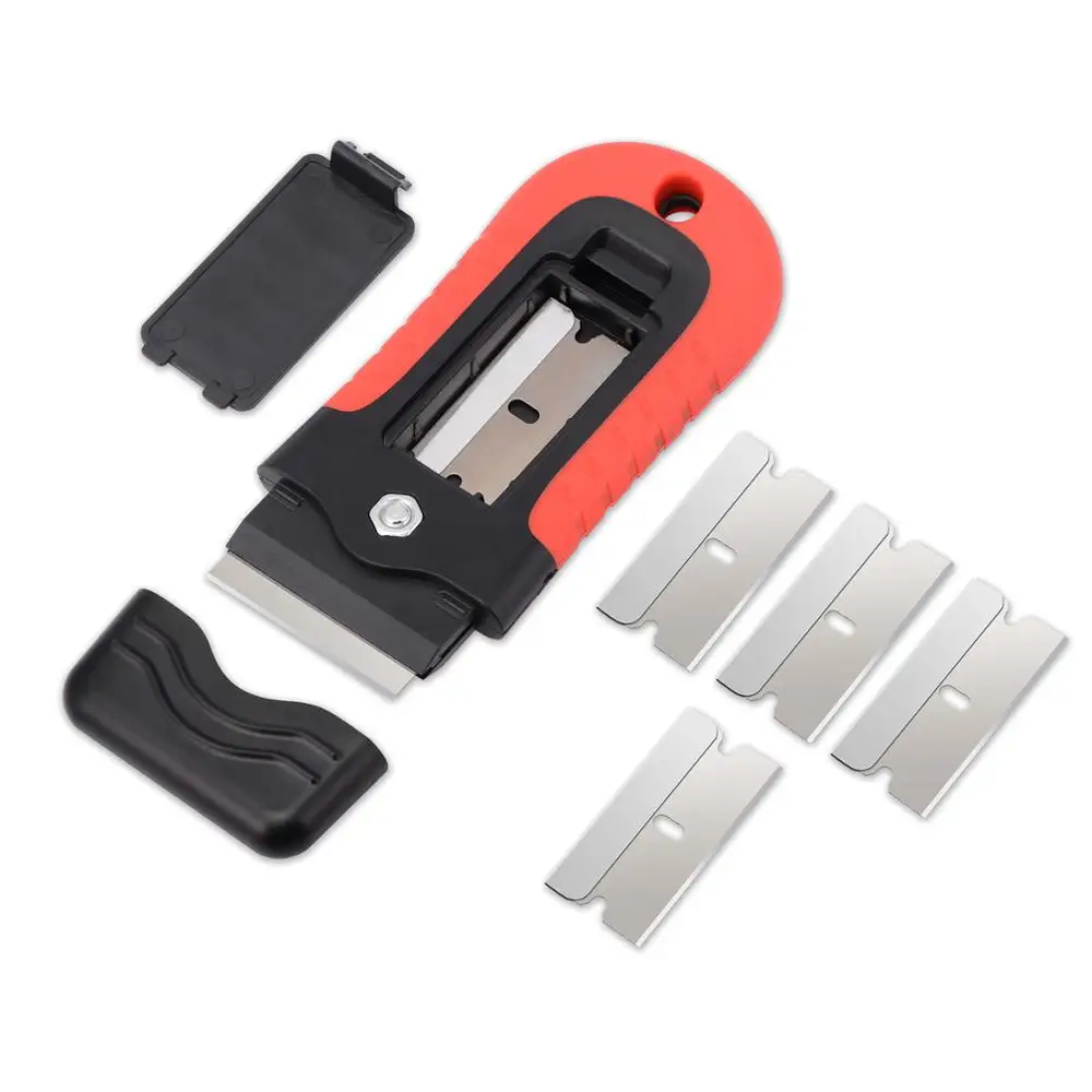 EHDIS Razor Scraper+5pcs Steel Blade Knife Window Tint Tools House Cleaning Squeegee Vinyl Wrap Car Glue Sticker Film Remover
EHDIS Razor Scraper+5pcs Steel Blade Knife Window Tint Tools House Cleaning Squeegee Vinyl Wrap Car Glue Sticker Film Remover