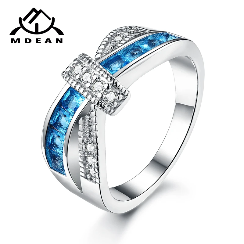 MDEAN White Gold Color Rings for Women AAA Zircon Jewelry Fashion Wedding Women Rings for Engagement Size 5 - 12 XR011
MDEAN White Gold Color Rings for Women AAA Zircon Jewelry Fashion Wedding Women Rings for Engagement Size 5 - 12 XR011