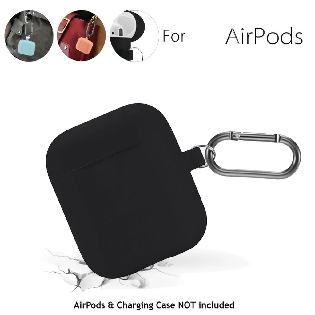 VOBERRY Cute Silicone Earphone Case For AirPods Colorful Silicone Case Cover Protective Skin For Apple Airpod Case With Keychain
VOBERRY Cute Silicone Earphone Case For AirPods Colorful Silicone Case Cover Protective Skin For Apple Airpod Case With Keychain