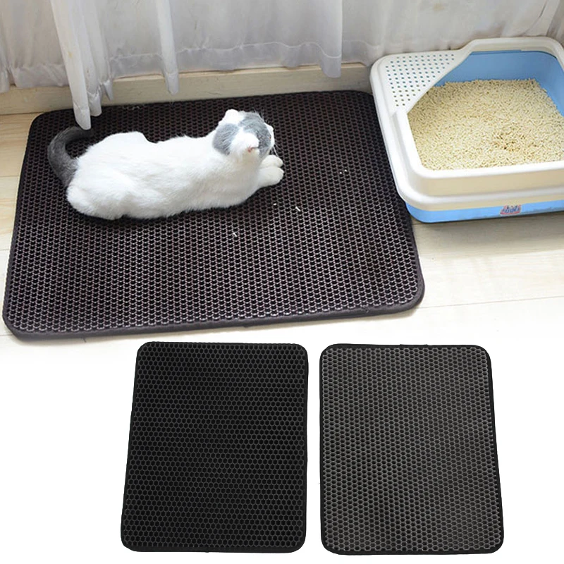 Cat Litter Mat EVA Double Layer Trapper Mats with Waterproof Bottom Layer kattenmand Cat Bed ifting Pad Protect Floor Carpet
Cat Litter Mat EVA Double Layer Trapper Mats with Waterproof Bottom Layer kattenmand Cat Bed ifting Pad Protect Floor Carpet