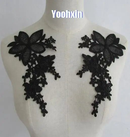 Hot sale cotton black Flower Lace Collar 3D Fabric Trim ribbon DIY Embroidery dubai Applique Sewing wedding Neckline cloth decor
Hot sale cotton black Flower Lace Collar 3D Fabric Trim ribbon DIY Embroidery dubai Applique Sewing wedding Neckline cloth decor