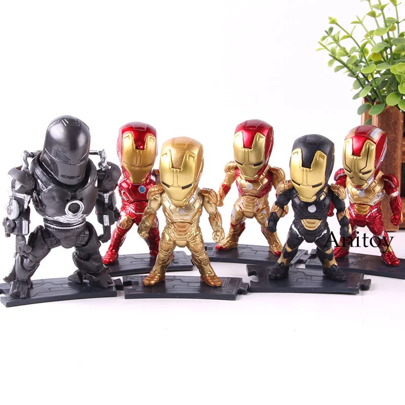 Marvel Figure Avengers Iron Man Armor Marvel Iron Man Mark1 20 21 42 43 PVC Action Figure Collectible Model Toy 6pcs/set
Marvel Figure Avengers Iron Man Armor Marvel Iron Man Mark1 20 21 42 43 PVC Action Figure Collectible Model Toy 6pcs/set