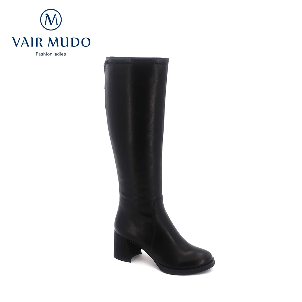VAIR MUDO New Elegant Winter Knee High Women Boots Thick High Heel Genuine Leather Top Quality Handmade boots women shoes ZT8
VAIR MUDO New Elegant Winter Knee High Women Boots Thick High Heel Genuine Leather Top Quality Handmade boots women shoes ZT8