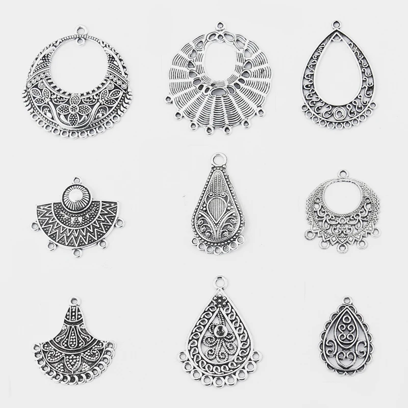 10pcs Tibetan Silver Hollow Open Water Drop Flower Charms Pendant Connector For Earring Necklace Connector Jewelry Accessories
10pcs Tibetan Silver Hollow Open Water Drop Flower Charms Pendant Connector For Earring Necklace Connector Jewelry Accessories