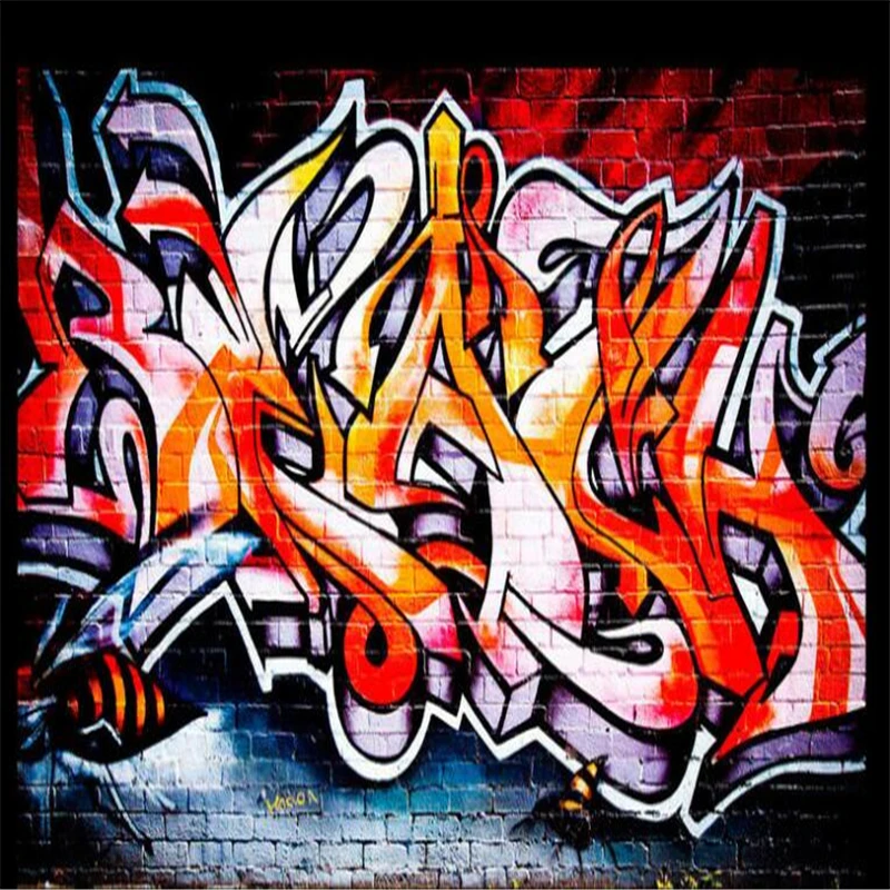 beibehang behang Custom mural wallpaper picture wild graffiti European style graffiti bar ktv decoration wall papers home decor
beibehang behang Custom mural wallpaper picture wild graffiti European style graffiti bar ktv decoration wall papers home decor