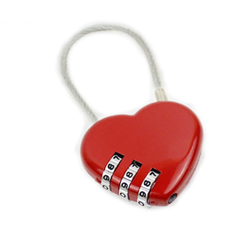 2018 Kawaii Red/Pink Heart Shaped Mini Resettable 3 Digits Luggage Suitcase Padlock Coded Lock Luggage Lock
2018 Kawaii Red/Pink Heart Shaped Mini Resettable 3 Digits Luggage Suitcase Padlock Coded Lock Luggage Lock