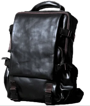 Personality Genuine Leather Backpacks Male Climbing Short Travel Preppy Style Bags Youth Street Tide Students School Bags D629
Personality Genuine Leather Backpacks Male Climbing Short Travel Preppy Style Bags Youth Street Tide Students School Bags D629