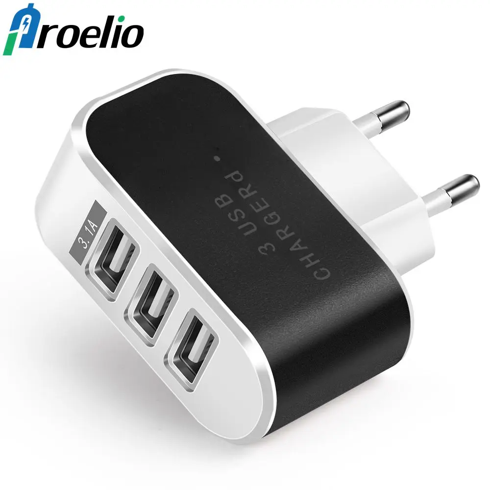Proelio USB Charger 3 Ports 5V2A Travel USB Adapter EU Chargers For Xiaomi Samsung iphone Huawei P20 Lite Wall Power Charging
Proelio USB Charger 3 Ports 5V2A Travel USB Adapter EU Chargers For Xiaomi Samsung iphone Huawei P20 Lite Wall Power Charging