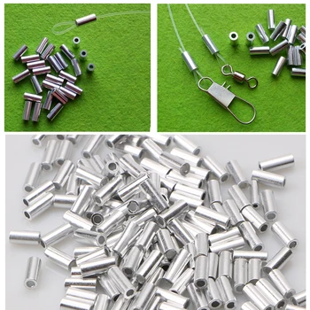 1000pcs/lot Fishing stainless steel fishing line sleeve copper tube Aluminum Crimp Sleeves Fishing Wire Pipe 1.0mm~1.8mm #C0
1000pcs/lot Fishing stainless steel fishing line sleeve copper tube Aluminum Crimp Sleeves Fishing Wire Pipe 1.0mm~1.8mm #C0