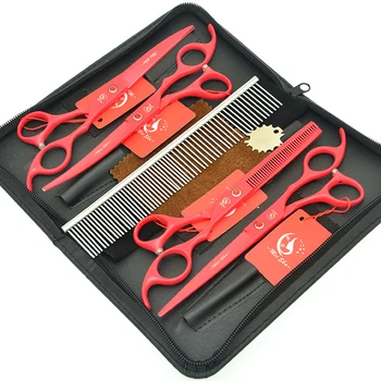 7.0" Meisha Professional Pet Grooming Scissors Set Japan 440C Dog Cutting Shears 6.5Inch Thinning Tijeras with Comb Bag HB0137
7.0" Meisha Professional Pet Grooming Scissors Set Japan 440C Dog Cutting Shears 6.5Inch Thinning Tijeras with Comb Bag HB0137