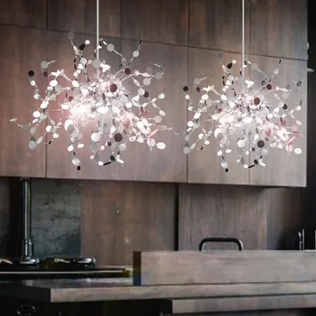 terzani argent lighting hand made stainless steel leaf chandelier lamp for living room/bedroom home deor lighting
terzani argent lighting hand made stainless steel leaf chandelier lamp for living room/bedroom home deor lighting