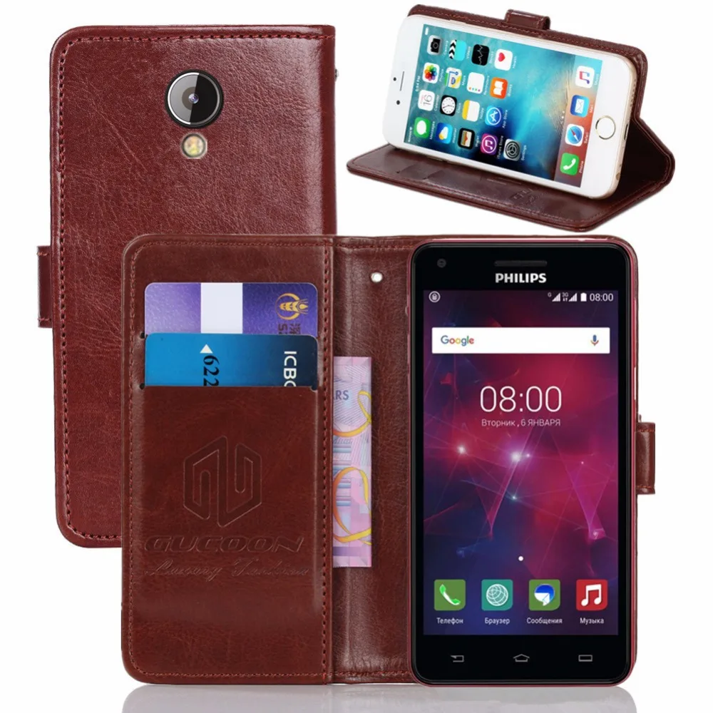 GUCOON Vintage Wallet Case for Philips Xenium V377 5.0inch PU Leather Retro Flip Cover Magnetic Fashion Cases Kickstand Strap
GUCOON Vintage Wallet Case for Philips Xenium V377 5.0inch PU Leather Retro Flip Cover Magnetic Fashion Cases Kickstand Strap