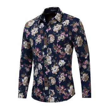 2019 New Fashion Men's Floral Shirt High quality Pure Cotton Long Sleeve Shirt Hawaiian Slim Fit Dress Shirt Europe Size S-XXL
2019 New Fashion Men's Floral Shirt High quality Pure Cotton Long Sleeve Shirt Hawaiian Slim Fit Dress Shirt Europe Size S-XXL