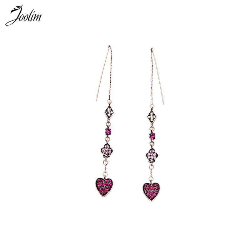 Joolim Jewelry Cute Romantic Long Heart Drop Earring Dangle Earring Lady Earring Korean Jewelry
Joolim Jewelry Cute Romantic Long Heart Drop Earring Dangle Earring Lady Earring Korean Jewelry