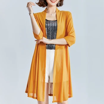 Kimonos for Women Sale Summer Ladies Chiffon Cardigans Female Casual Blouses Office Jackets Elegant Jaqueta Feminina Casaco
Kimonos for Women Sale Summer Ladies Chiffon Cardigans Female Casual Blouses Office Jackets Elegant Jaqueta Feminina Casaco