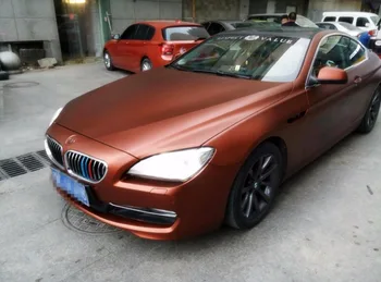 coffee matte chrome Car wrapping Film With Air Channels Vinyl Wrap foil bronze chrome satin foil Size 1.52x20m/Roll
coffee matte chrome Car wrapping Film With Air Channels Vinyl Wrap foil bronze chrome satin foil Size 1.52x20m/Roll