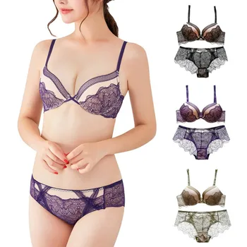 1 Set Women Sexy Lingerie Jacquard Deep V Belt Lace Bra Push Up Underwear Female Buckle Bra Set
1 Set Women Sexy Lingerie Jacquard Deep V Belt Lace Bra Push Up Underwear Female Buckle Bra Set