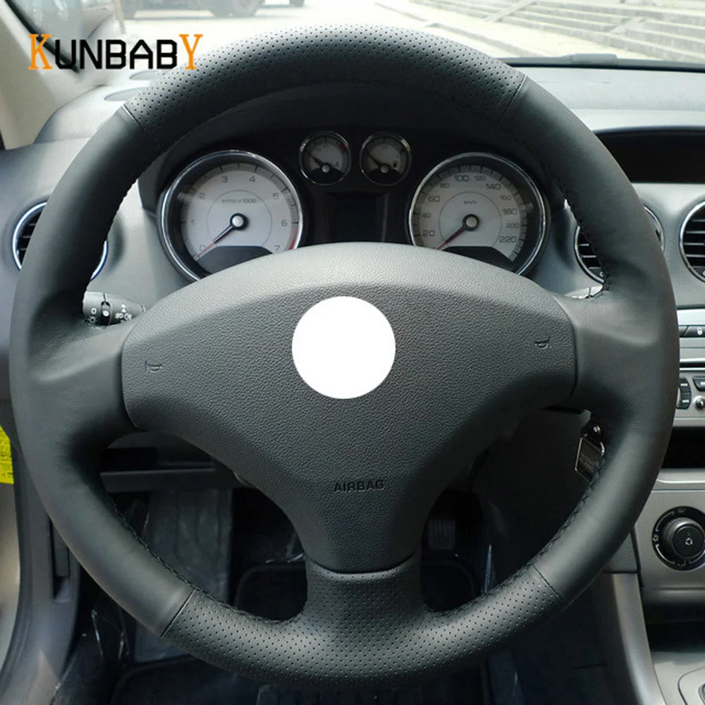 KUNBABY Micro Fibre Leather Steering Wheel Cover Auto Cover on The Steering Wheel for Old Peugeot 408 Peugeot 308 Car Styling
KUNBABY Micro Fibre Leather Steering Wheel Cover Auto Cover on The Steering Wheel for Old Peugeot 408 Peugeot 308 Car Styling