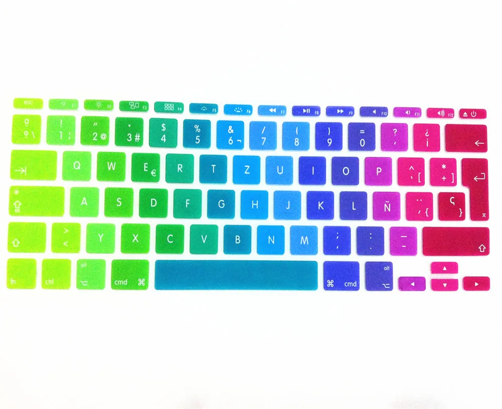 Rainbow Spanish UK EU Silicone Keyboard Cover Skin Protector For Apple MacBook Air 11.6 inch 11" EU For Mac book 11" 11.6
Rainbow Spanish UK EU Silicone Keyboard Cover Skin Protector For Apple MacBook Air 11.6 inch 11" EU For Mac book 11" 11.6