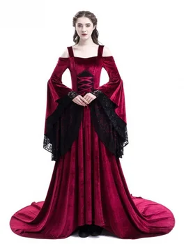Imperial Halloween Vampire Cosplay Palace Costume Middle Age Christmas Long Dress Adult Party Stage Costume Drop Ship
Imperial Halloween Vampire Cosplay Palace Costume Middle Age Christmas Long Dress Adult Party Stage Costume Drop Ship