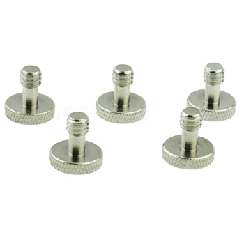 5pcs 1/4"-20 Precision Stainless Steel Screw for Camera Tripod and Quick Release Plate - 703
5pcs 1/4"-20 Precision Stainless Steel Screw for Camera Tripod and Quick Release Plate - 703
