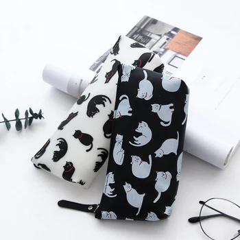 1Pcs/lot Cute Cat Silicone Waterproof School Pencil Cases Stationery Pencilcase Kawaii Bag Girls Pencil Case For School
1Pcs/lot Cute Cat Silicone Waterproof School Pencil Cases Stationery Pencilcase Kawaii Bag Girls Pencil Case For School